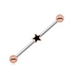 Small Enamel Star Industrial Piercing INDR-118s